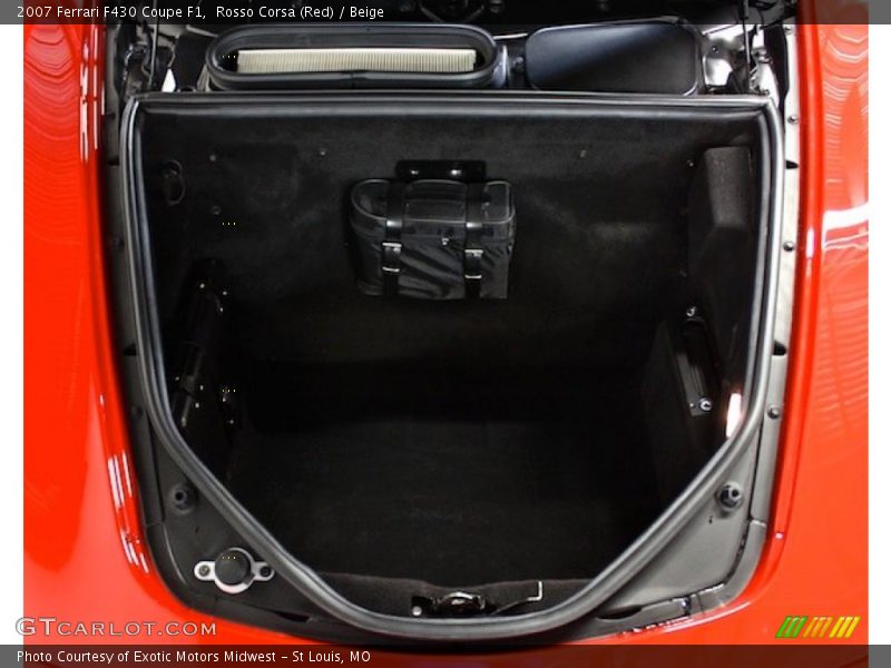  2007 F430 Coupe F1 Trunk