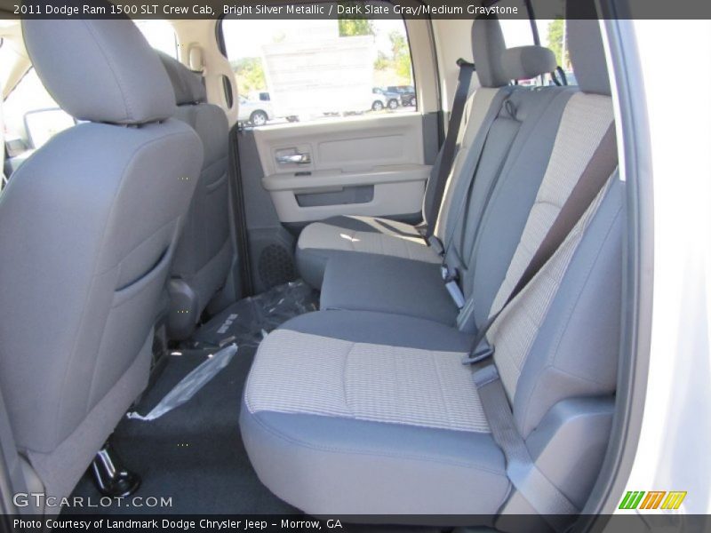 Bright Silver Metallic / Dark Slate Gray/Medium Graystone 2011 Dodge Ram 1500 SLT Crew Cab