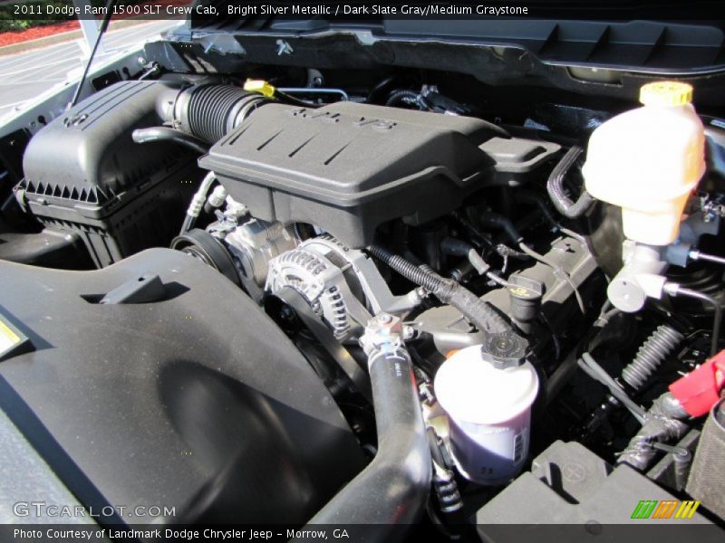 Bright Silver Metallic / Dark Slate Gray/Medium Graystone 2011 Dodge Ram 1500 SLT Crew Cab