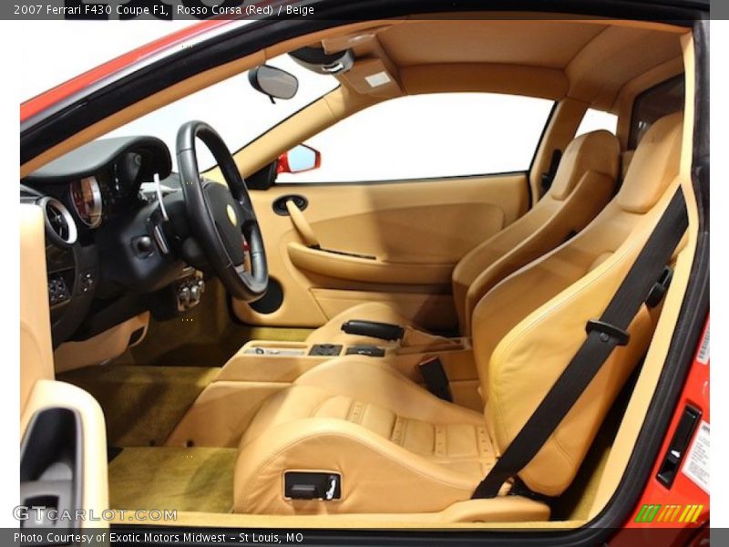  2007 F430 Coupe F1 Beige Interior