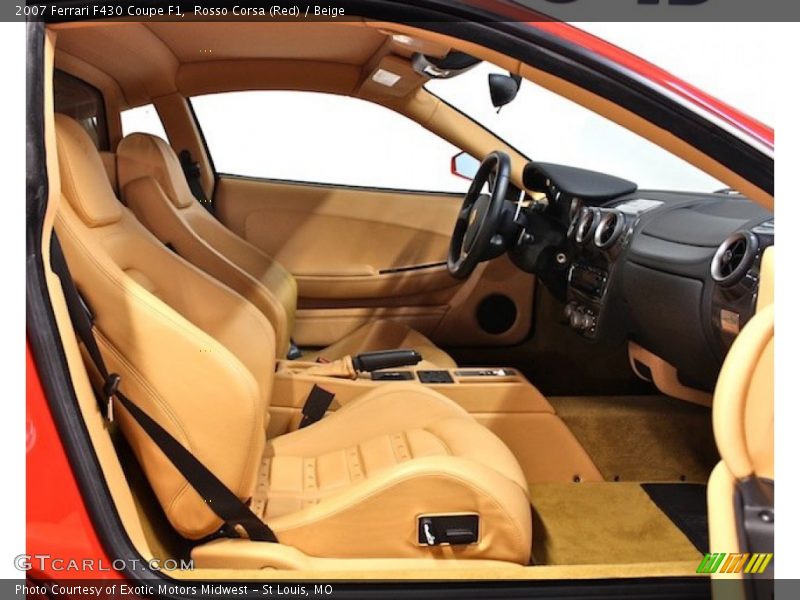 Front Seat of 2007 F430 Coupe F1