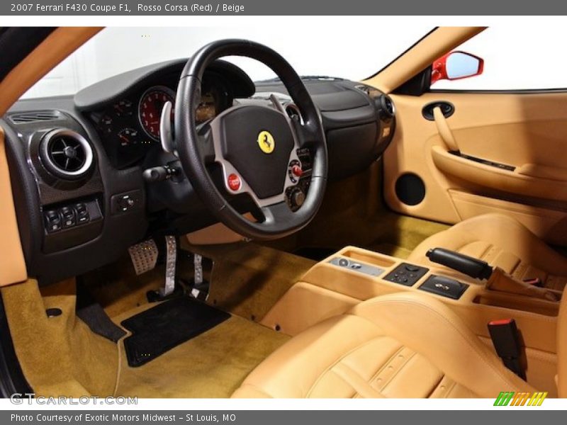 Dashboard of 2007 F430 Coupe F1