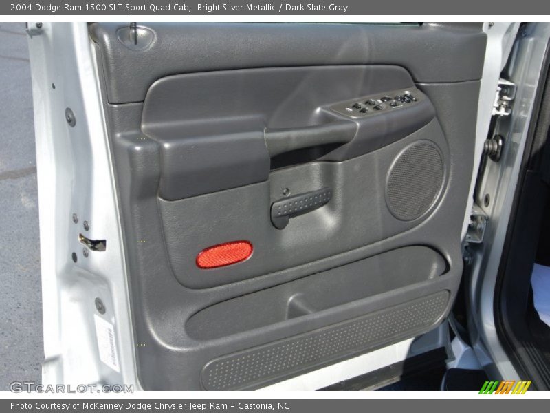 Bright Silver Metallic / Dark Slate Gray 2004 Dodge Ram 1500 SLT Sport Quad Cab