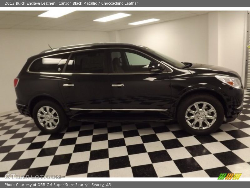 Carbon Black Metallic / Choccachino Leather 2013 Buick Enclave Leather