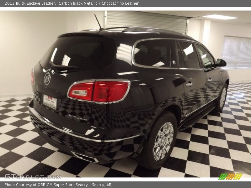 Carbon Black Metallic / Choccachino Leather 2013 Buick Enclave Leather