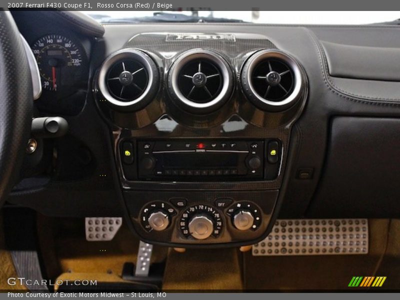 Controls of 2007 F430 Coupe F1