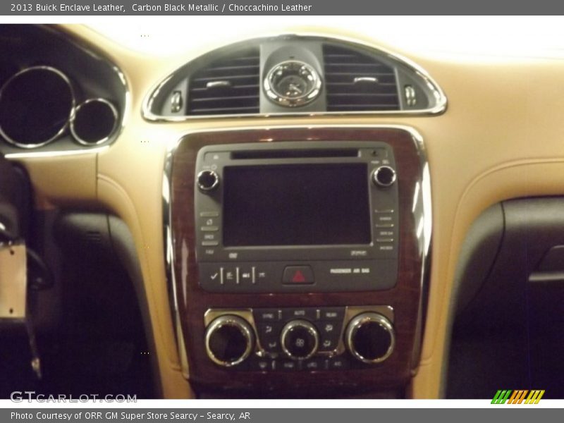 Carbon Black Metallic / Choccachino Leather 2013 Buick Enclave Leather