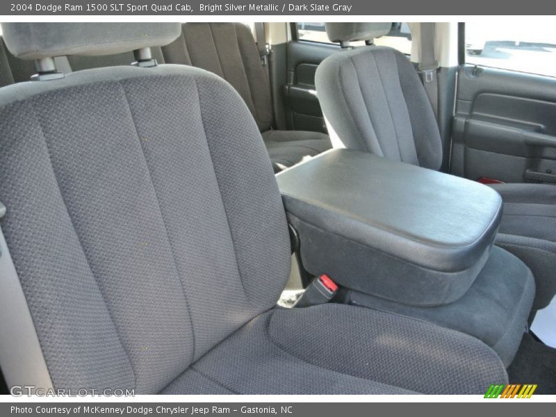 Bright Silver Metallic / Dark Slate Gray 2004 Dodge Ram 1500 SLT Sport Quad Cab