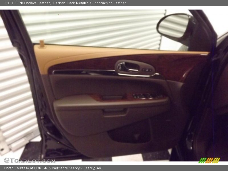Carbon Black Metallic / Choccachino Leather 2013 Buick Enclave Leather