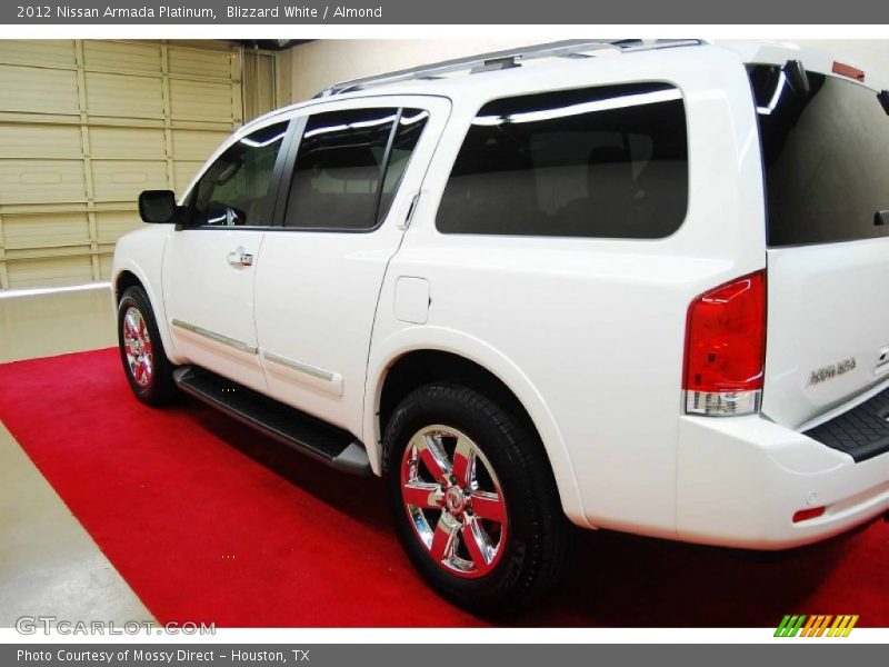 Blizzard White / Almond 2012 Nissan Armada Platinum