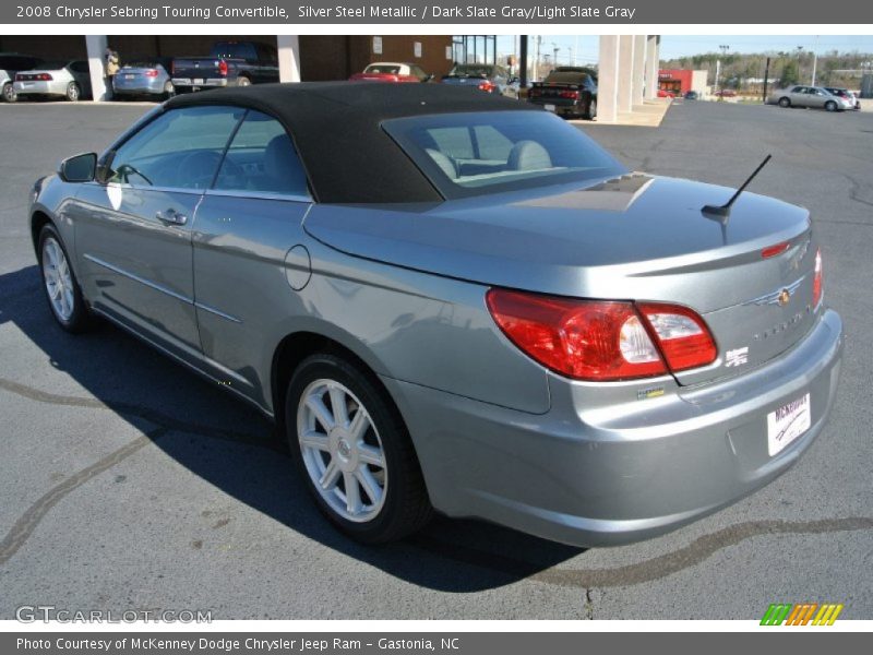 Silver Steel Metallic / Dark Slate Gray/Light Slate Gray 2008 Chrysler Sebring Touring Convertible