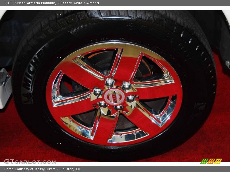 Blizzard White / Almond 2012 Nissan Armada Platinum
