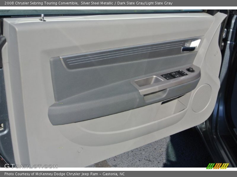 Silver Steel Metallic / Dark Slate Gray/Light Slate Gray 2008 Chrysler Sebring Touring Convertible