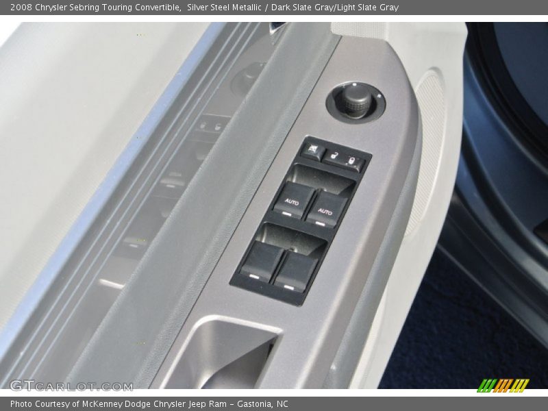 Silver Steel Metallic / Dark Slate Gray/Light Slate Gray 2008 Chrysler Sebring Touring Convertible