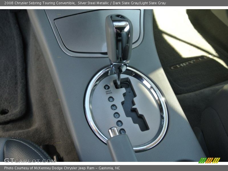 Silver Steel Metallic / Dark Slate Gray/Light Slate Gray 2008 Chrysler Sebring Touring Convertible