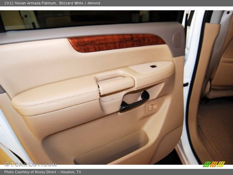 Blizzard White / Almond 2012 Nissan Armada Platinum