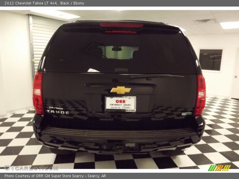 Black / Ebony 2012 Chevrolet Tahoe LT 4x4