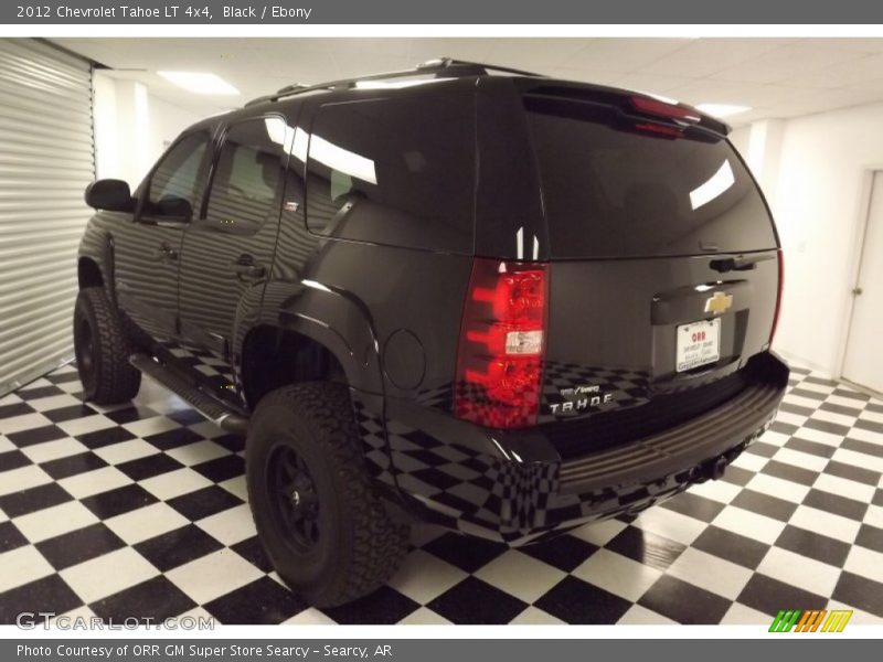 Black / Ebony 2012 Chevrolet Tahoe LT 4x4