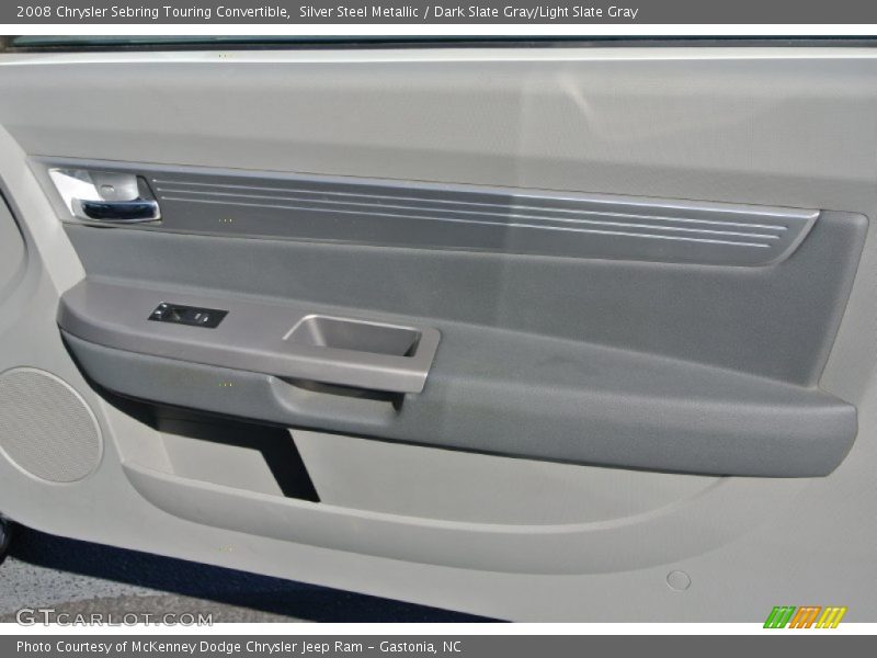 Silver Steel Metallic / Dark Slate Gray/Light Slate Gray 2008 Chrysler Sebring Touring Convertible
