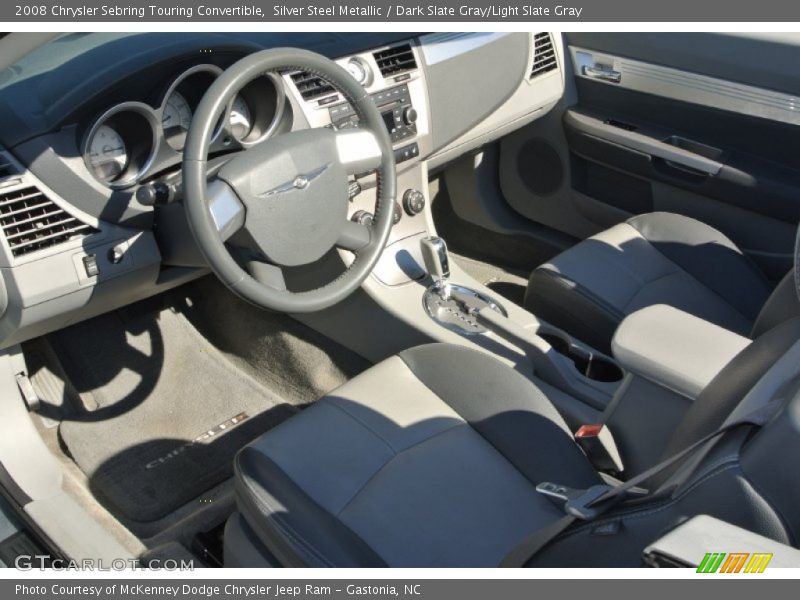 Silver Steel Metallic / Dark Slate Gray/Light Slate Gray 2008 Chrysler Sebring Touring Convertible