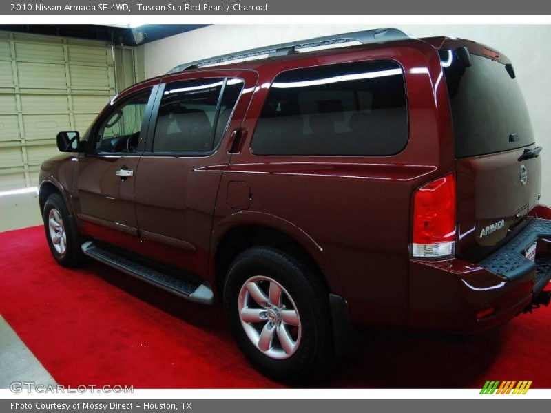 Tuscan Sun Red Pearl / Charcoal 2010 Nissan Armada SE 4WD