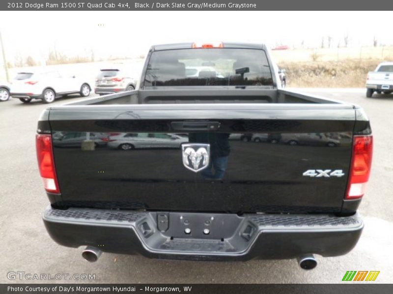 Black / Dark Slate Gray/Medium Graystone 2012 Dodge Ram 1500 ST Quad Cab 4x4