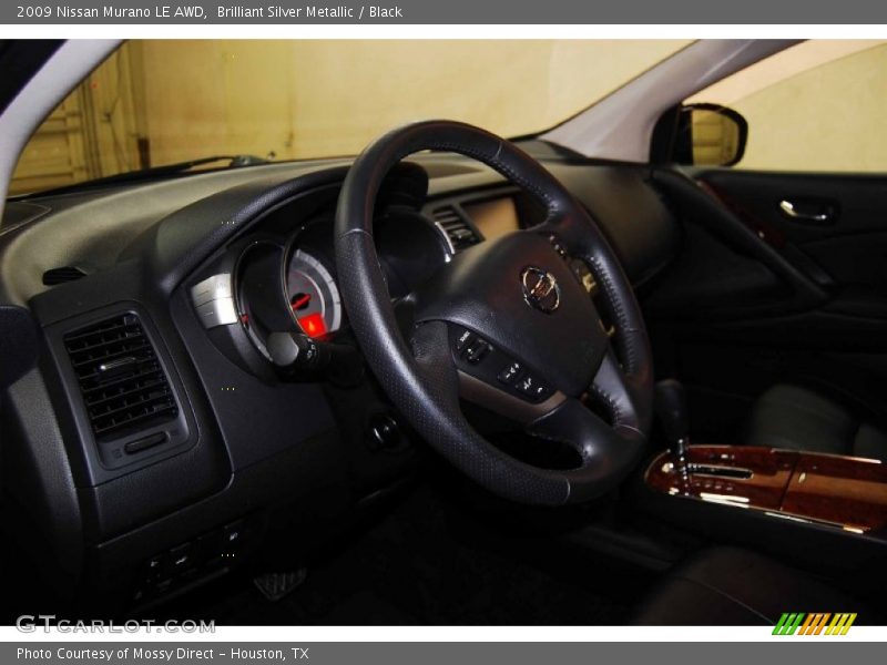 Brilliant Silver Metallic / Black 2009 Nissan Murano LE AWD