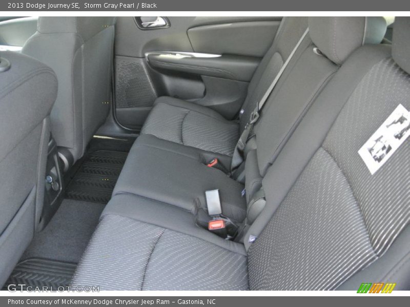 Storm Gray Pearl / Black 2013 Dodge Journey SE