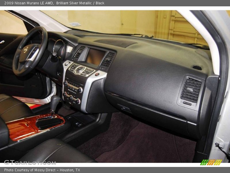 Brilliant Silver Metallic / Black 2009 Nissan Murano LE AWD
