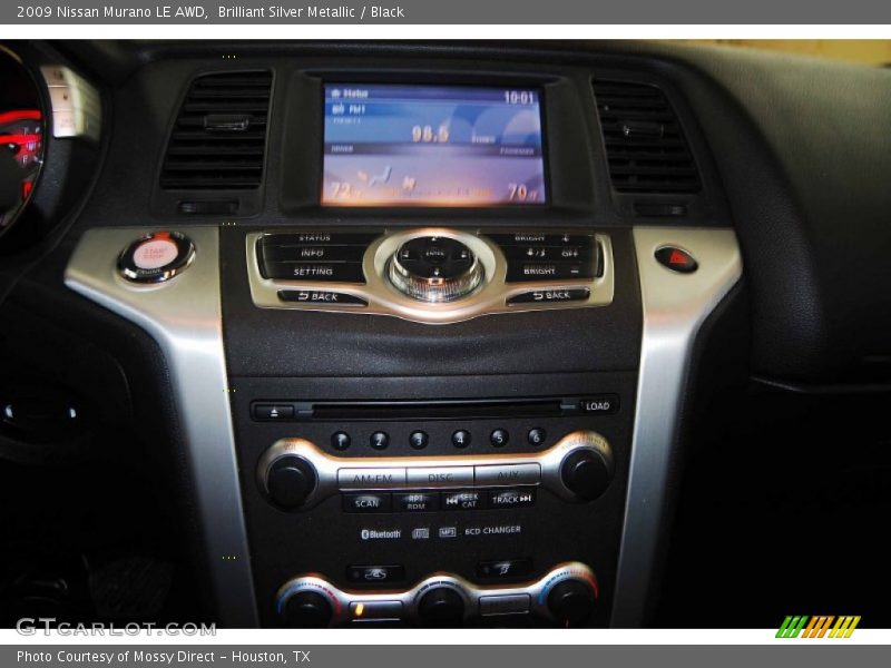 Brilliant Silver Metallic / Black 2009 Nissan Murano LE AWD