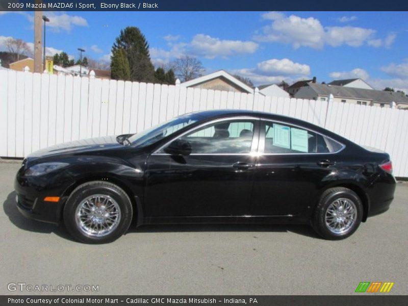Ebony Black / Black 2009 Mazda MAZDA6 i Sport