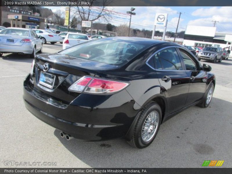 Ebony Black / Black 2009 Mazda MAZDA6 i Sport