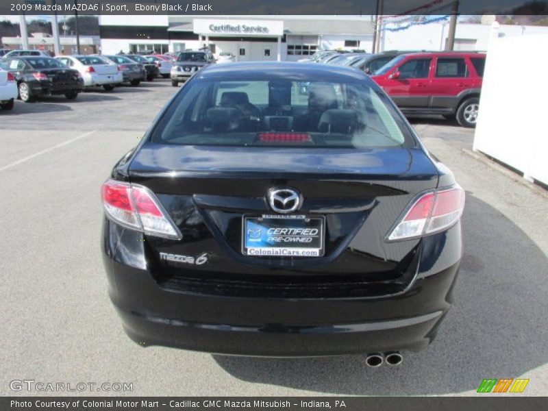 Ebony Black / Black 2009 Mazda MAZDA6 i Sport