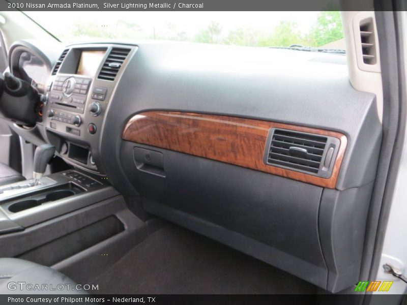 Silver Lightning Metallic / Charcoal 2010 Nissan Armada Platinum
