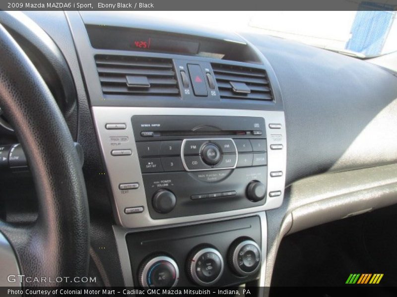 Ebony Black / Black 2009 Mazda MAZDA6 i Sport