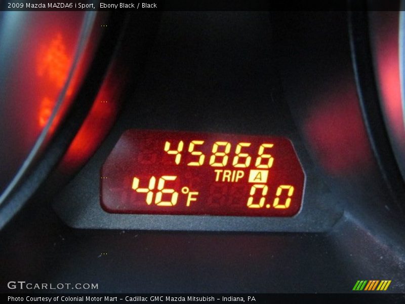 Ebony Black / Black 2009 Mazda MAZDA6 i Sport