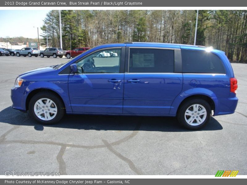  2013 Grand Caravan Crew Blue Streak Pearl