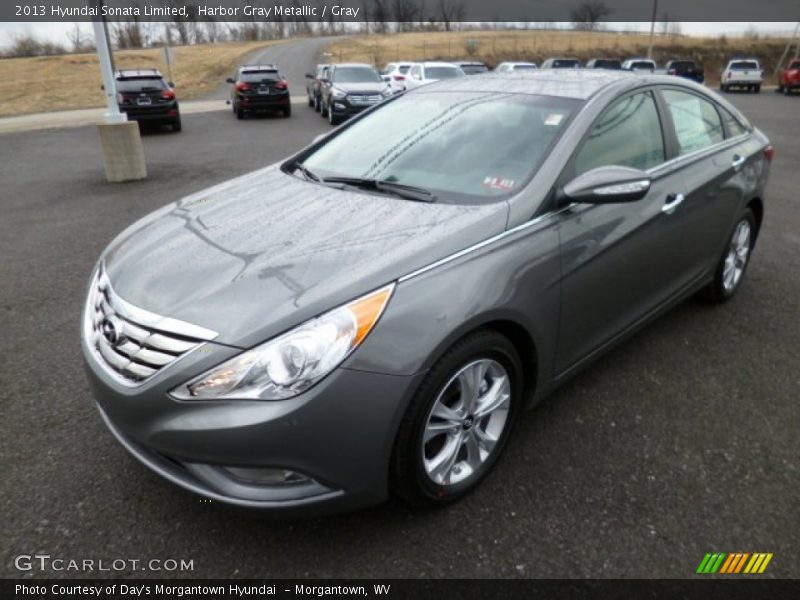 Harbor Gray Metallic / Gray 2013 Hyundai Sonata Limited