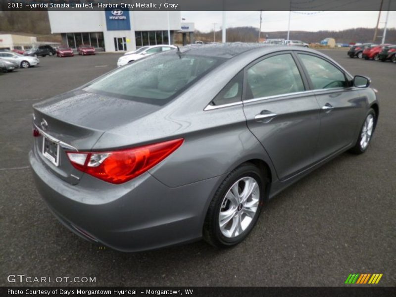 Harbor Gray Metallic / Gray 2013 Hyundai Sonata Limited