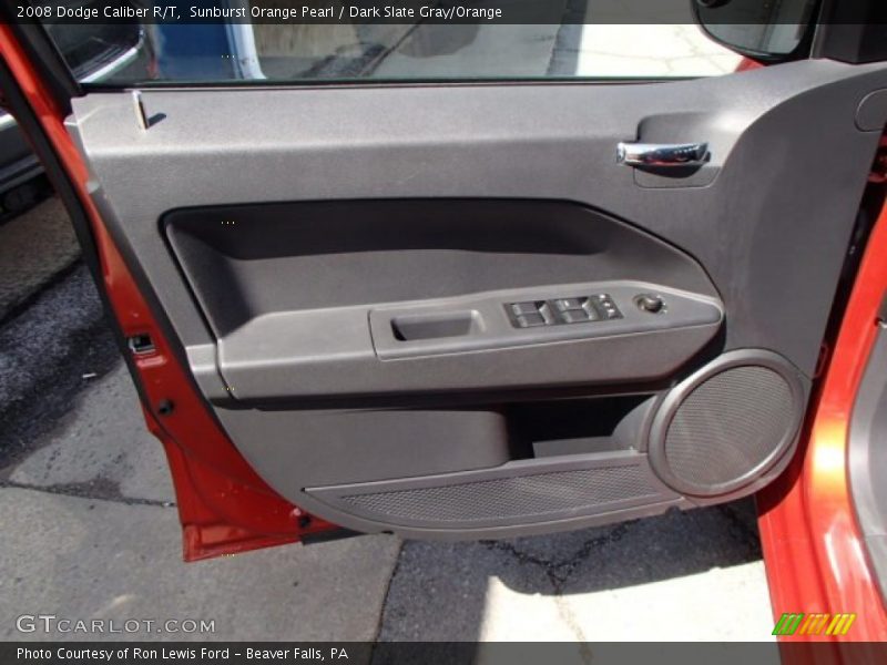 Sunburst Orange Pearl / Dark Slate Gray/Orange 2008 Dodge Caliber R/T