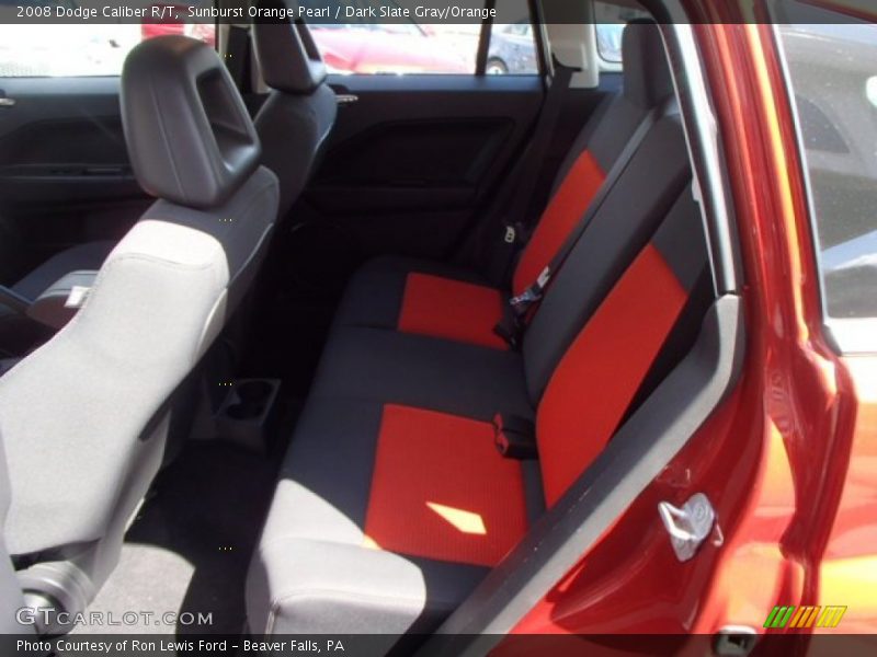 Sunburst Orange Pearl / Dark Slate Gray/Orange 2008 Dodge Caliber R/T
