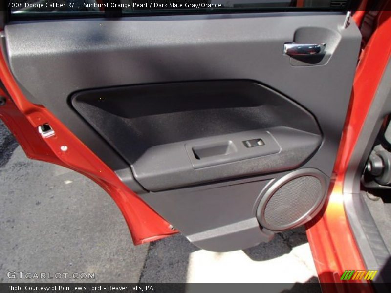 Sunburst Orange Pearl / Dark Slate Gray/Orange 2008 Dodge Caliber R/T