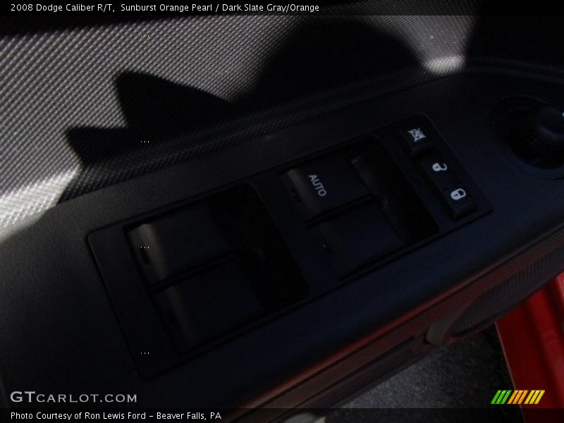 Sunburst Orange Pearl / Dark Slate Gray/Orange 2008 Dodge Caliber R/T