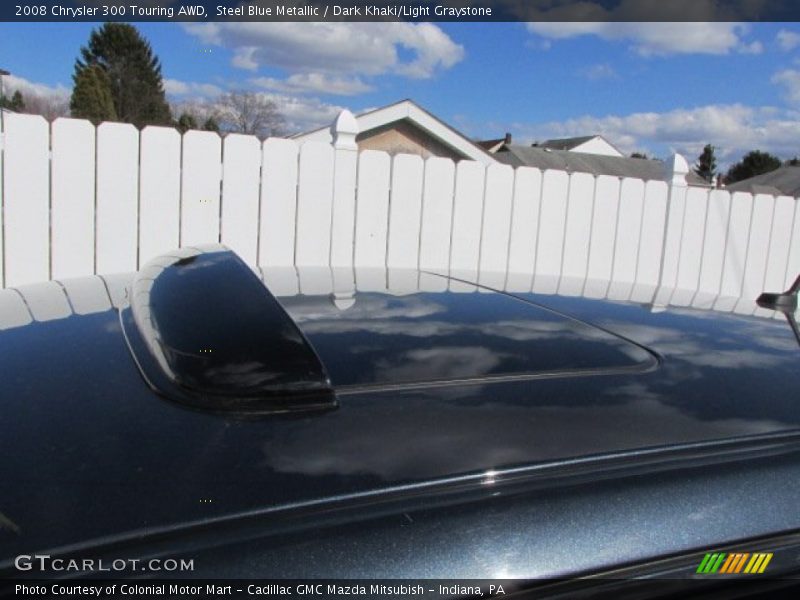 Steel Blue Metallic / Dark Khaki/Light Graystone 2008 Chrysler 300 Touring AWD