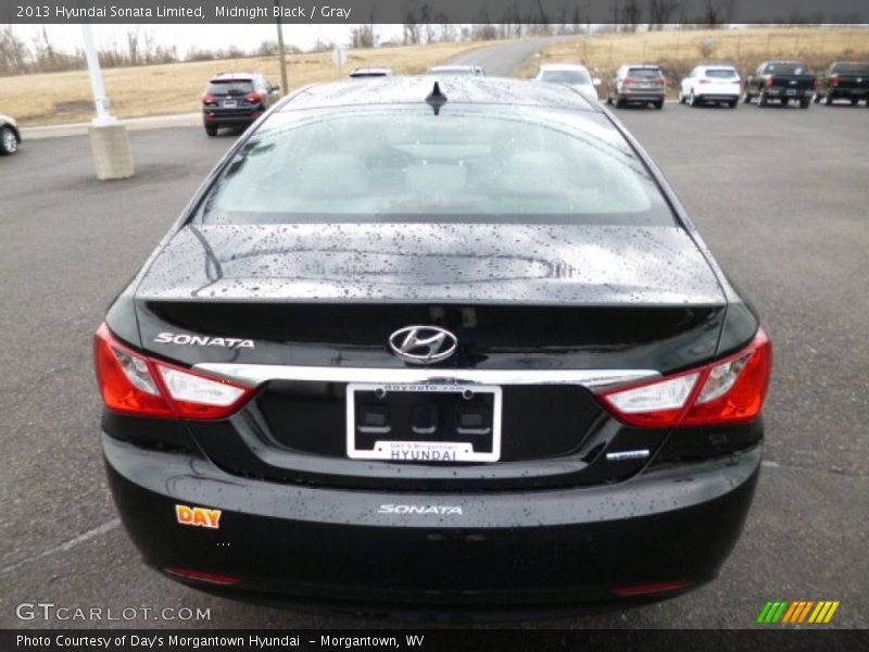 Midnight Black / Gray 2013 Hyundai Sonata Limited