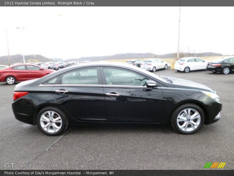 Midnight Black / Gray 2013 Hyundai Sonata Limited