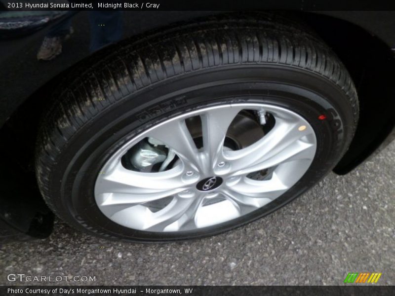 Midnight Black / Gray 2013 Hyundai Sonata Limited