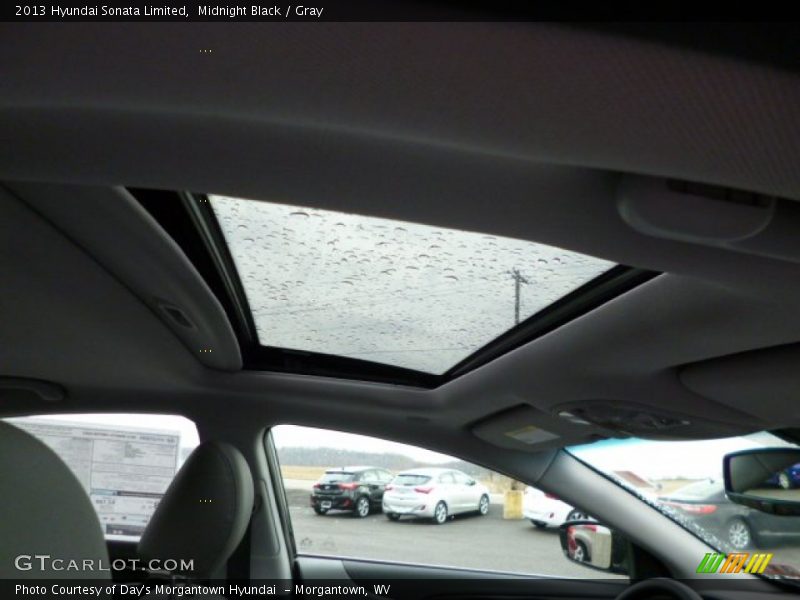 Midnight Black / Gray 2013 Hyundai Sonata Limited