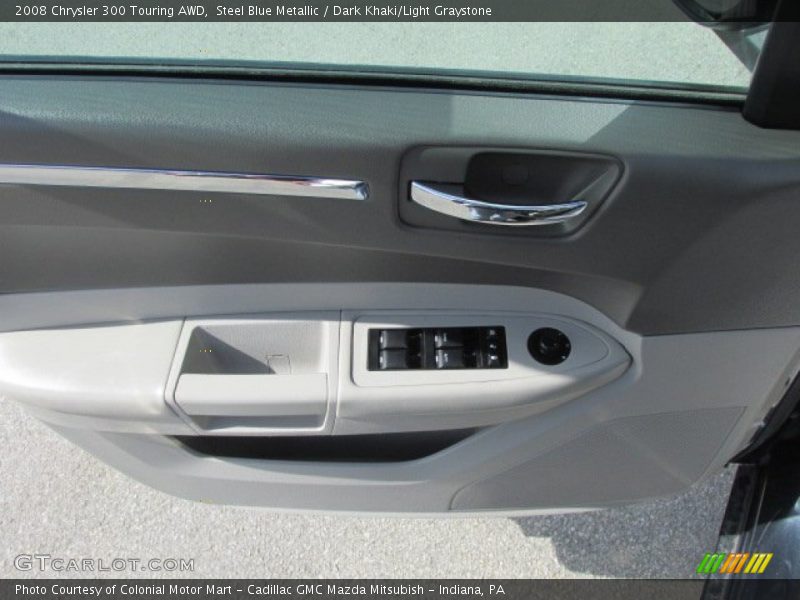 Steel Blue Metallic / Dark Khaki/Light Graystone 2008 Chrysler 300 Touring AWD