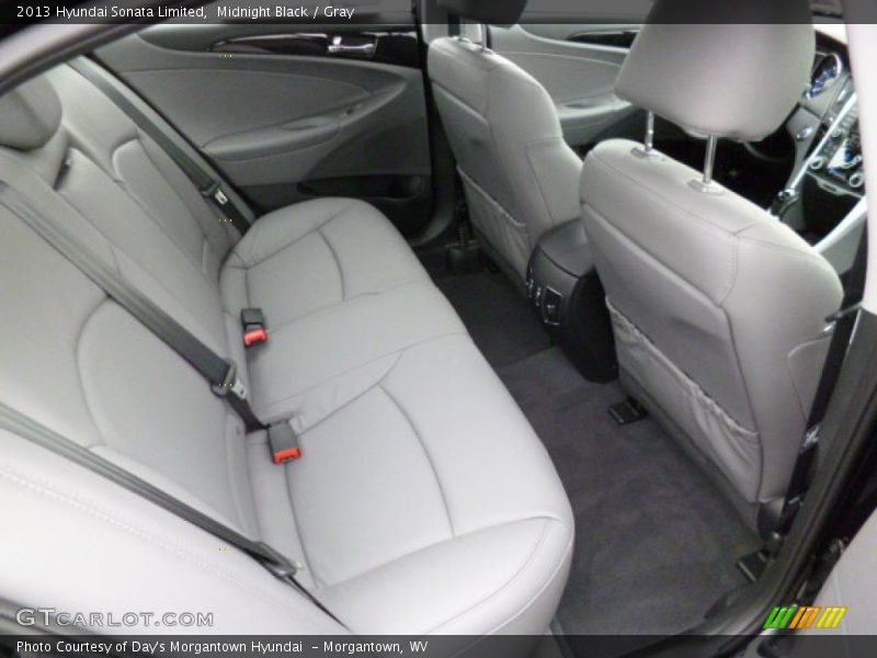 Midnight Black / Gray 2013 Hyundai Sonata Limited